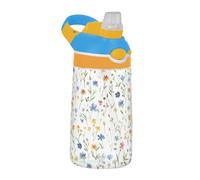 The Kingdom of Shattered Flowers Water Bottle with Lid Handle Leak Proof Travel Water Bottle for School and Outdoor Sports Botella de agua para ni?os