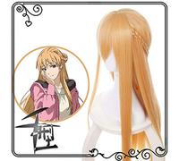 The King's Avatar Cosplay Wig Golden Blonde Long Straight Synthetic Hair Halloween Costume Party Play Wigs For Wome KUQX8623