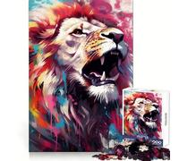 The Kings Roar for Adults 1000 Piece Jigsaw Puzzle Pure Logic Toy Peaceful Time Sharp Cut Heartfelt Gift (38x26cm)