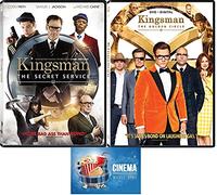 The Kingsman Double Feature Secret Service and Golden Circle 2 DVD Set Includes Bonus Movie Art Card
