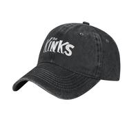 The Kinks Rock Band Pop Retro Vintage Baseball Cap Mens Mountain Baseball Hats Classic Washed Cotton Black
