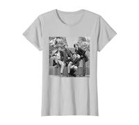 The Kinks Rock Band You Really Got Me 1964 T-Shirt, Women, Silver Grey, Medium
