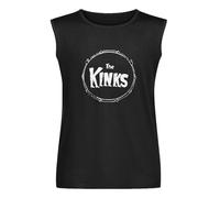 The Kinks T Shirt Music Band Tshirt for Men and The Kinks T Shirt T Shirt Sleeveless Vest Tank Top Black 3XL