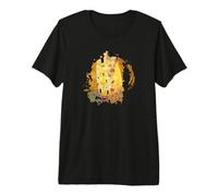 The Kiss Grunge by Gustav Klimt Premium T-Shirt