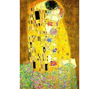 The Kiss Gustav Klimt Notebook: Blank Lined Journal