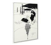 The Kiss Of Judas By Aubrey Beardsley Canvas Print | Gallery Wrapped 30mm Frame Wall Art | 30x20 inches | Ready to Hang | Classic Picture | Living Room Bedroom Lounge Office