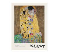 The Kiss Poster by Gustav Klimt 60 x 80 cm Gold Wall art Wall decor