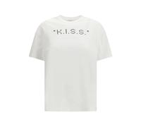 The Kiss Quote T-shirt, female, Off White, T-Shirts, White, M, Tops M