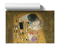 The Kiss Vol.4 By Gustav Klimt | Unframed Wall Art Print | Ready to Frame Poster | Modern Home Decor Picture | Artwork for Living Room, Bedroom, Kitchen or Office | A2 (42x59.4 cm)