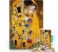 The kissesJigsaw Puzzle for Adults 1000 Pieces Challenging To Complete But Fun And Humorous Artists Collection, Fine Art 38x26cm