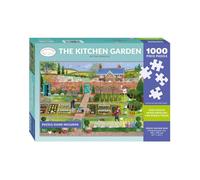Otter House The Kitchen Garden 1000 Piece Jigsaw Puzzle Gift for Adults | Scenic Gardening Illustration by Tom Atkinson | Large Landscape Puzzle 685 x 490 mm with Puzzle Guide