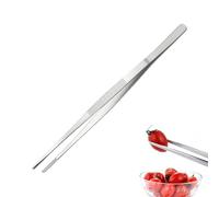 The kitchen tweezers and tongs, a tool with 30 cm handle and clip, chef's tweezers - for barbecue, serving, food, BBQ, barbecue, parties