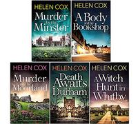 The Kitt Hartley Yorkshire Mysteries Series 5 Books Collection Set By Helen Cox (Murder by the Minster, A Body in the Bookshop, Murder on the Moorland, Death Awaits in Durham, A Witch Hunt in Whitby)