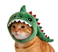 The Kitten Costume Is An Adorable Outfit Designed To Make Your Pet The Cent | Adjustable Dinosaur Cat Hat For Cats, Puppies And Rabbits, Ideal For Cosplay, Halloween, Christmas And Pet Photography