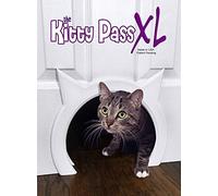 The Kitty Pass XL Interior cat Door Large cat Hidden Litter Box Extra Large cat Door