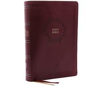 The KJV Open Bible: Complete Reference System, Burgundy Leathersoft, Red Letter, Comfort Print: King James Version
