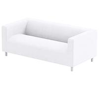 The Klippan Loveseat Cover Replacement is Custom Made for IKEA Klippan Loveseat Slipcover, A Sofa Cover Replacement (Polyester White)