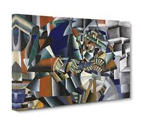 The Knife Grinder By Kazimir Malevich Canvas Print | Gallery Wrapped 30mm Frame Wall Art | 30x20 inches | Ready to Hang | Classic Picture | Living Room Bedroom Lounge Office