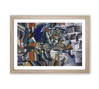 The Knife Grinder by Kazimir Malevich Framed Print | A2 Oak Framed Wall Art | Ready to Hang | Modern Nature Picture | Living Room Bedroom Lounge Office