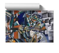 The Knife Grinder By Kazimir Malevich | Unframed Wall Art Print | Ready to Frame Poster | Modern Home Decor Picture | Artwork for Living Room, Bedroom, Kitchen or Office | A4 (21 Ã- 29.7 cm)