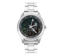 The Knight and Skull in Forest Men's Stainless Steel Quartz Watch