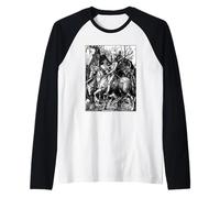 The Knight, Death and The Devil by Albrecht Durer (1513) Raglan Baseball Tee