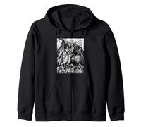 The Knight, Death and the Devil by Albrecht Durer (1513) Zip Hoodie