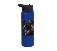 The Knight Fighting Evil Stainless Steel Insulated Water Bottle