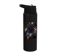 The Knight Fighting Evil Stainless Steel Insulated Water Bottle