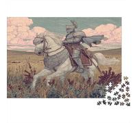 The Knight Wears Shiny Armor Puzzle 1000pcs (75x50cm) Puzzles, Die Für Erwachsene Und Personen Ab 14 Jahren Geeignet Sind
