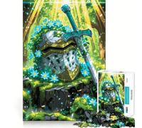 The Knight's Garden Jigsaw Puzzles 1000 Pieces for Teenagers Strong Logic Toy Home Activity Clear Edge Cherished Gift (38x26cm)