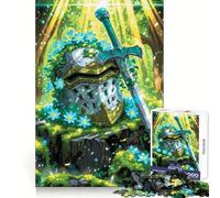 The Knight's Garden Jigsaw Puzzles for Teenagers 1000 Pieces Raise Memory Slow Enjoy Clean Edge (38x52cm)