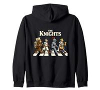 The Knights Medieval Crusader King Monk Ren Faire Zip Hoodie