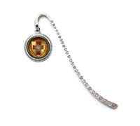 The Knights Templar Bookmarker Jewelry Glass Cabochon Bookmark，PU241