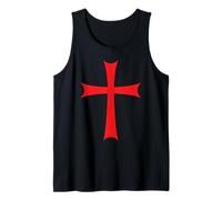 The Knights Templar Cross Tank Top
