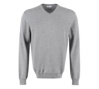 THE Knit Wool Pullover - male - THE (Alphabet) - V-neck Knitwear - Gray - S - Knitwear S
