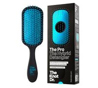 The Knot Dr. Detangle Hair Brush | Detangling Brush for Wet & Dry Hair | FLEXALITE™ Bristles, Reduce Breakage & Eliminate Knots - Pro, Marine Blue