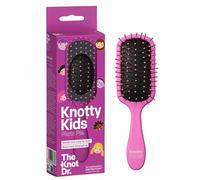 The Knot Dr. Knotty Kids Toddler Hair Brush, Plum Pie Purple | Flexalite Bristles Help Reduce Breakage and Tangles on Curly, Thick or Straight Strands