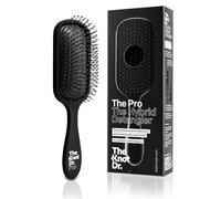 The Knot Dr. Pro Detangle Hair Brush, Black | Flexalite Bristles Help Reduce Breakage and Eliminate Tangles on Wet or Dry Strands