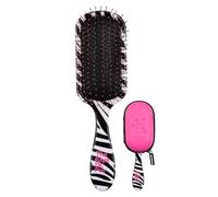 The Knot Dr. Pro Detangle Hair Brush, Pink Zebra Headcase
