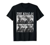 The Koalas Rockers Funny Animals Rock Music Emo Punk Band T-Shirt