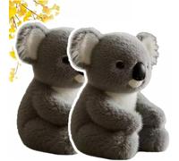 The Koaly - Emotional Healing on Demand, 2025 New Ultra-Soft Koala Mimics, Koalas Stuffed Animal Toy Cozy Comfort, Moves like a Real Koala, Lifelike Koalas Hugs, Science-Backed Comfort 2PCS 15CM