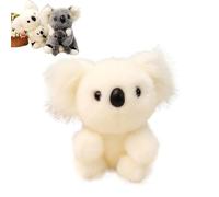 THE KOALY- Emotional Healing on Demand, Ultra-Soft Calm down Koala, Comfort Emotional Support Plush Koala, Ai Plush Interactive Koala, Cuddly Stuffed Mimics Matural Movements Snuggles(11in white)