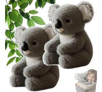 The Koaly - Emotional Healing On Demand, Ultra-soft Koala Plush Mimics The Matural Movements Lifelike Koala Stuffed Animal 2pc M
