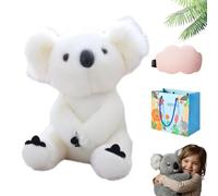 The Koaly - Emotional Healing on Demand, Ultra-Soft Koala Plush Mimics the Matural Movements Like a Real Koala, Koalas Stuffed Animal Toy Cozy Comfort for Stress Relief (White)