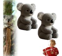 The Koalys - Emotional Healing On Demand,The Koalys Emotional Anxiety Health,Lifelike Koaly Plush Toy,Cozy Snuggles,for All Ages,Ultra-Soft,for Gifts (2PCS)