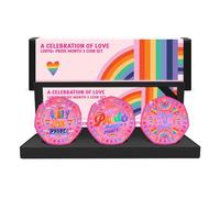 The Koin Club A Celebration of Love LGBTQ+ Pride Month Colour Coin Box Set 2025 Limited Edition
