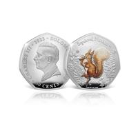 The Koin Club Beatrix Potter Tale of Peter Rabbit Colour Silver Coin 2023 - Squirrel Nutkin
