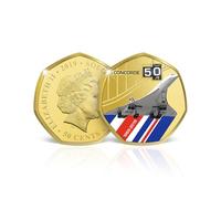 The Koin Club Concorde 50th Fifty Year Anniversary Commemorative Gold Coin - Taking Flight