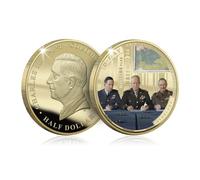 The Koin Club D-Day 80th Anniversary 2024 Collectible Gold Coin Series - Shaef Mission Plan